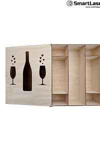 Cutii Lemn Vin Personalizate