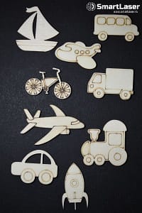 Figurine Mijloace Transport – Set 9 Figurine Lemn